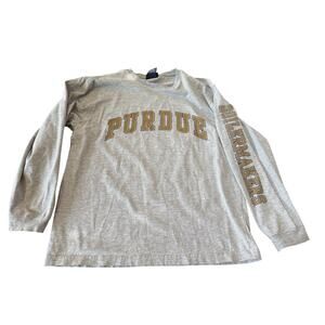 Purdue Boilermakers Long Sleeve Shirt Jansport Gray Size Medium NCAA Indiana